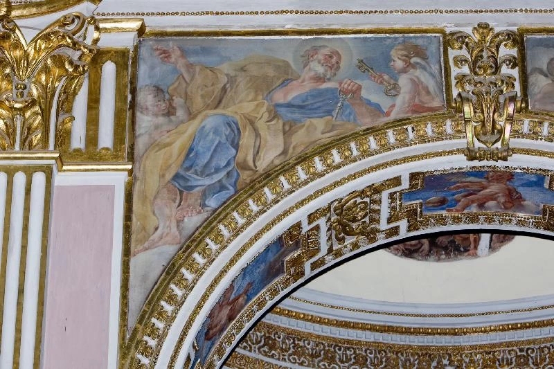 San Pietro in olio su tela